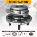 Pair Front Wheel Bearings & Hubs for Jeep Grand Cherokee (1993–1998)