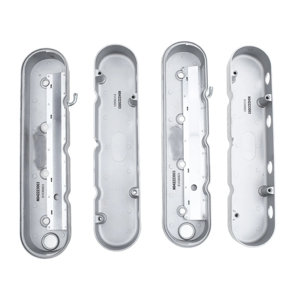 Silver Engine Valve Covers for Chevy LS Series (2001-2023)