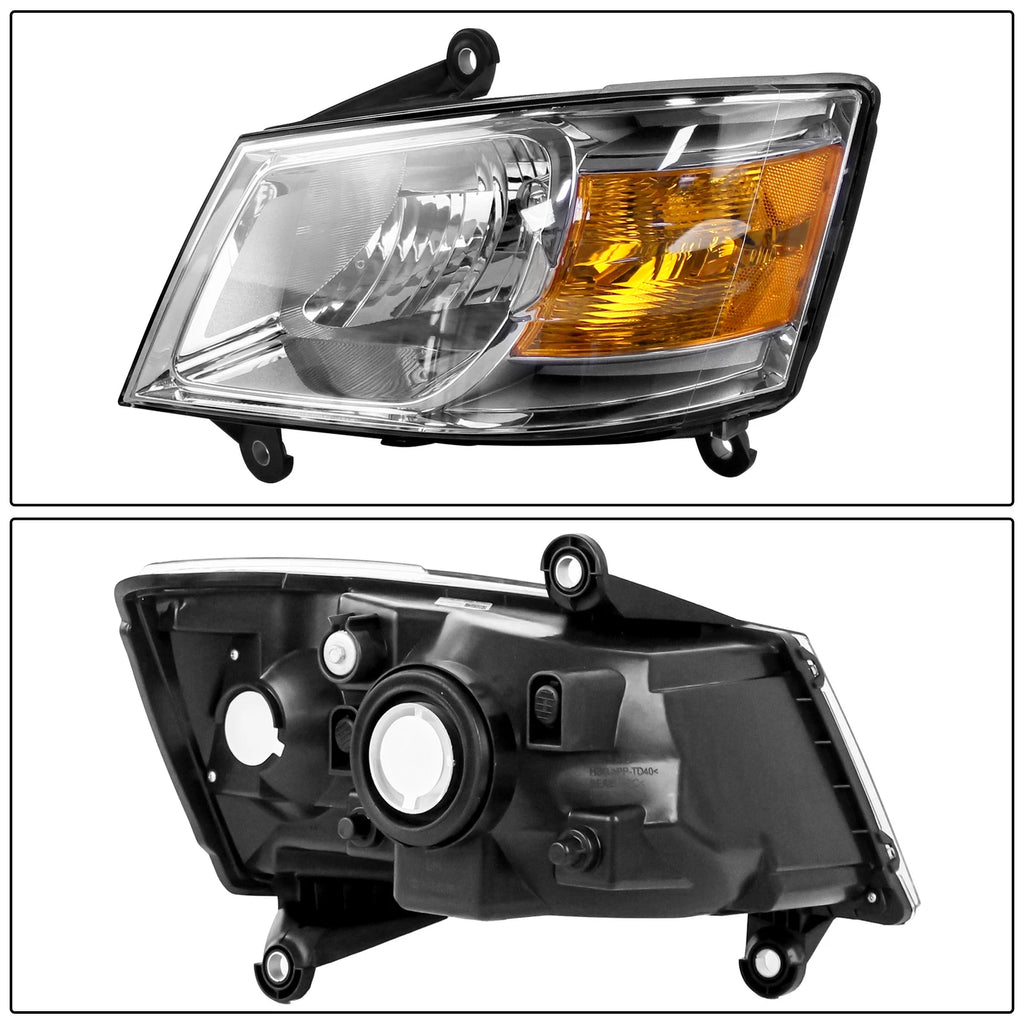 Pair Headlights for Dodge Grand Caravan (2008-2010)