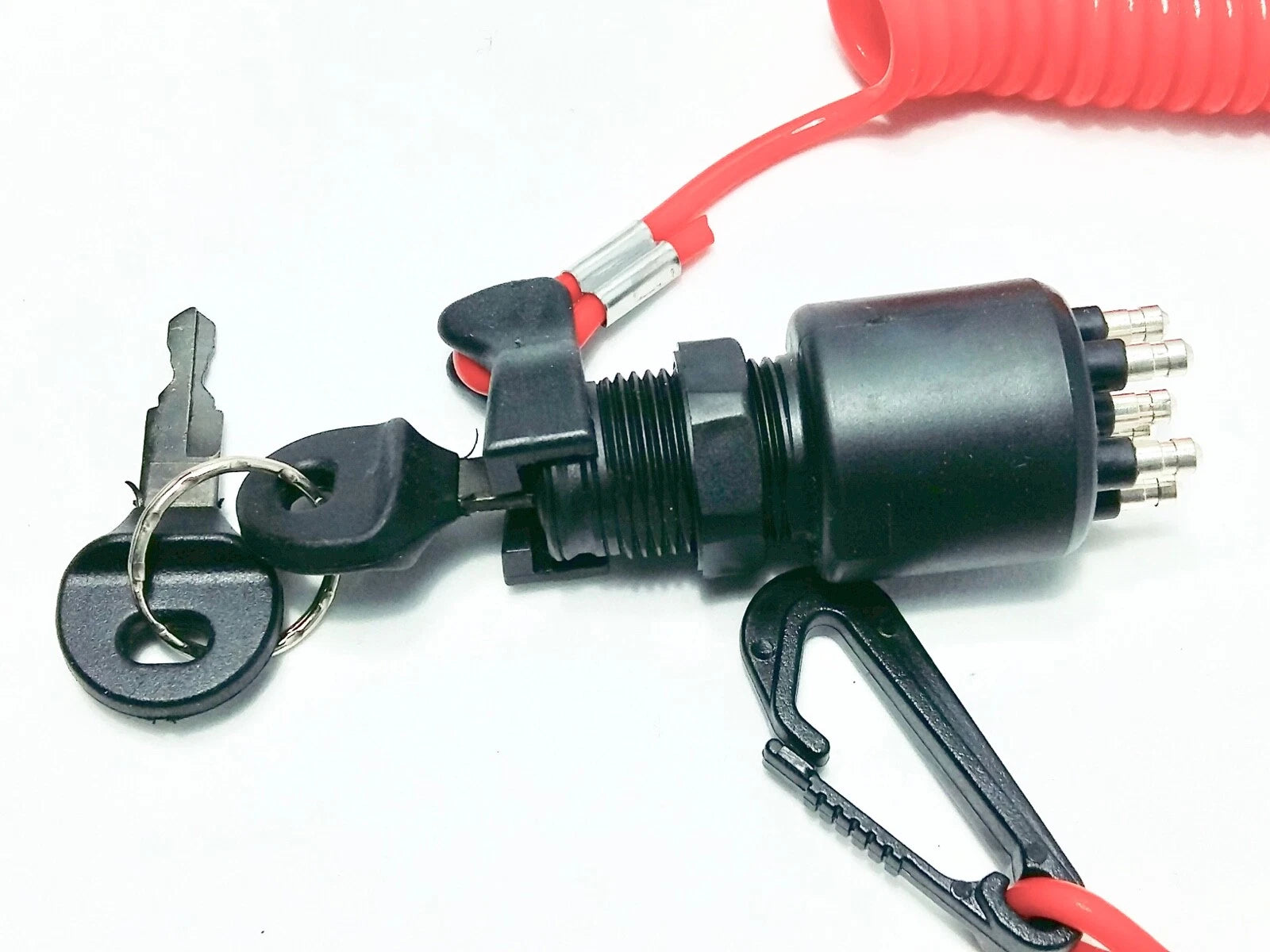 Ignition Switch with Key & Lanyard for Johnson/Evinrude (R.O 5005801)