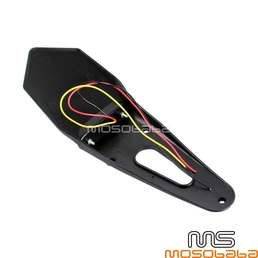 Rear Fender Mudguard w/ LED Tail Lights for Honda CR100/125/250