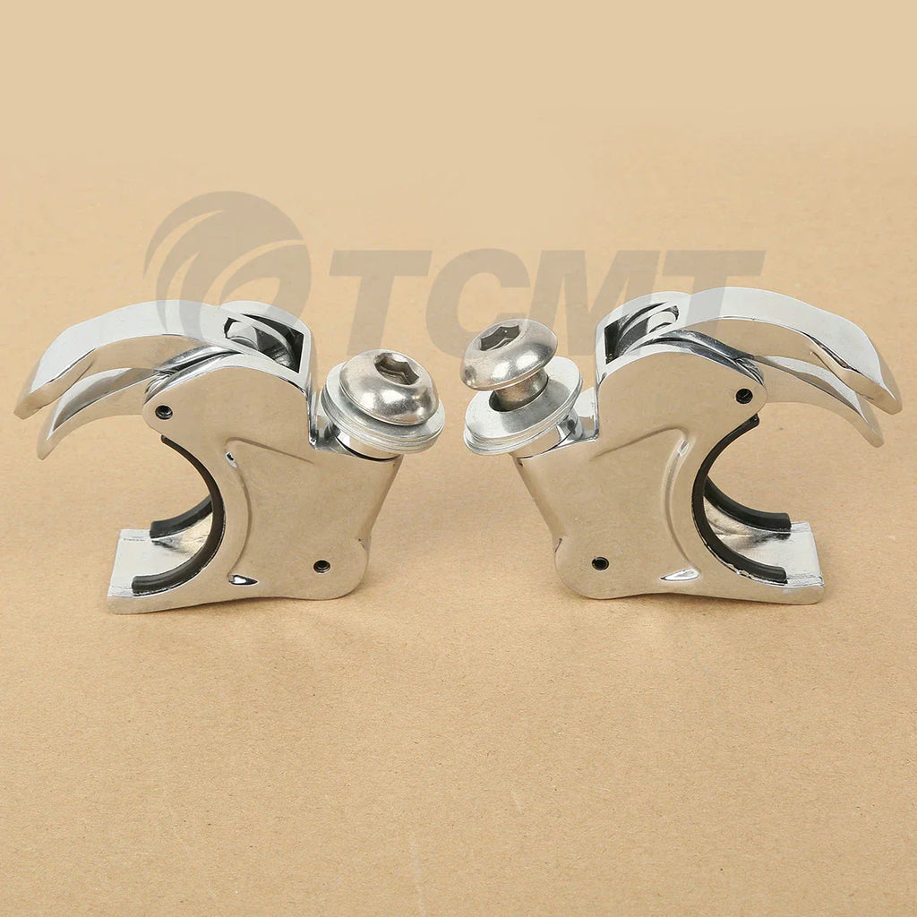 41mm Windshield Clamps for Harley Wide Glide, Softail (1993-2013)