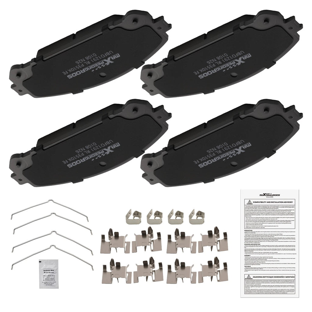 Front Brake Pads Kit for Subaru Solterra (2023–2025) Toyota Crown (2023–2025) P1324