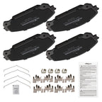 Front Brake Pads Kit for Subaru Solterra (2023–2025) Toyota Crown (2023–2025) P1324