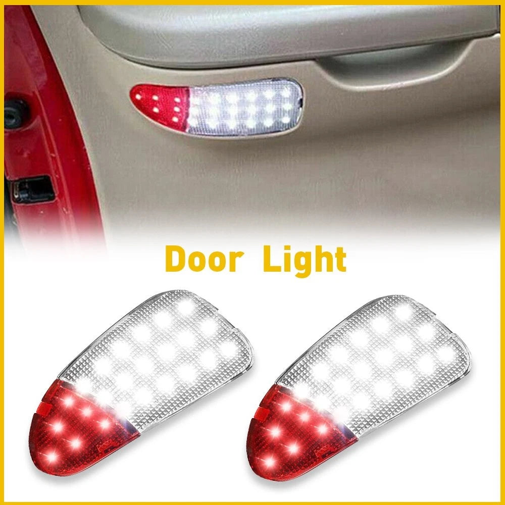 Pair LED Interior Door Panel Courtesy Light for Ford F150 F250 (1997–2003)