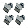 Set of 4 Square Handle Push Locks for Caravan RV Marine (2002–2019)