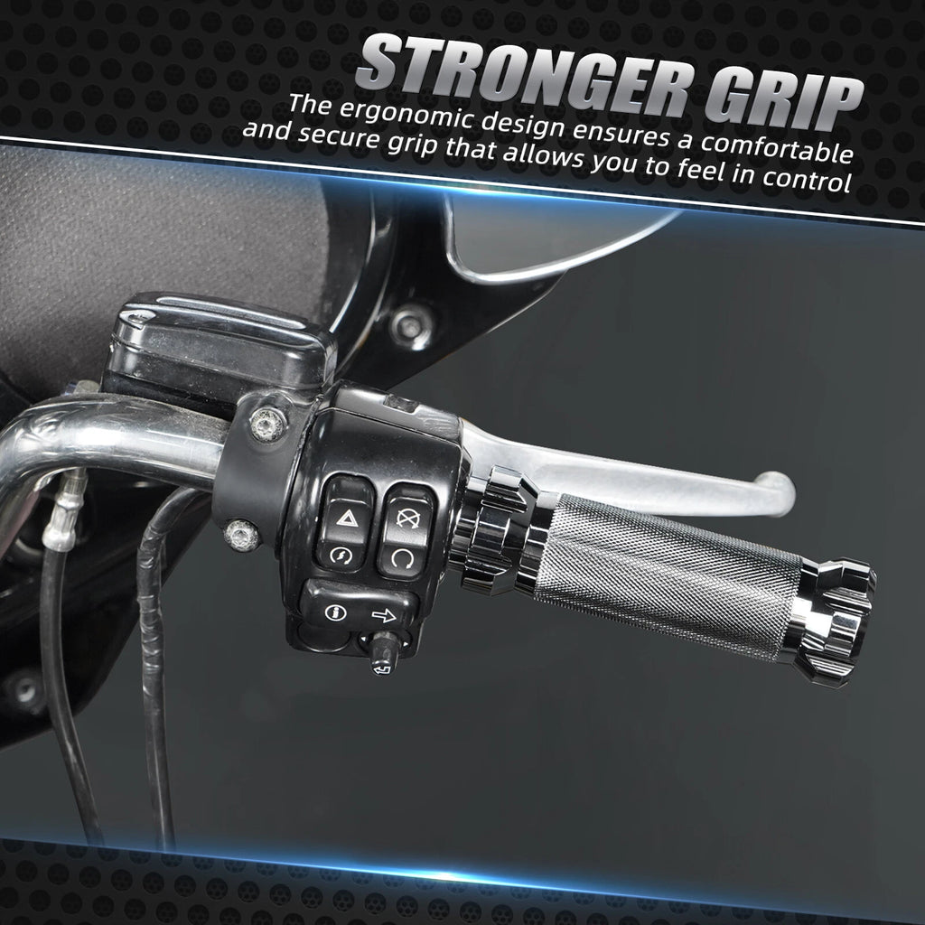 Pair Handlebar Hand Grips for Harley Road Glide FLTR FLTRX (2015–2023)