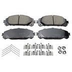 Front Rotors & Akebono ProACT Ceramic Brake Pads Kit for NX200t NX300 (2015–2019)