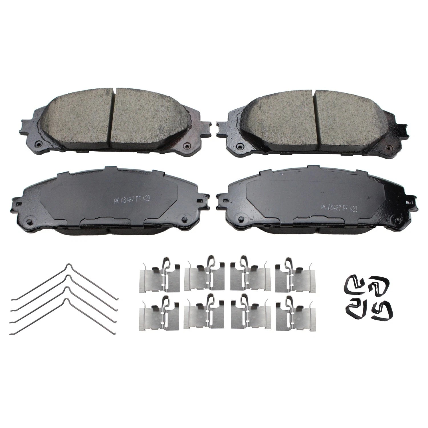 Front Rotors & Akebono ProACT Ceramic Brake Pads Kit for NX200t NX300 (2015–2019)
