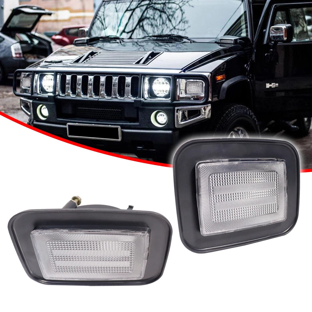 Set of 2 Corner Marker Turn Signal Lamps for Hummer H2 (2003–2009)