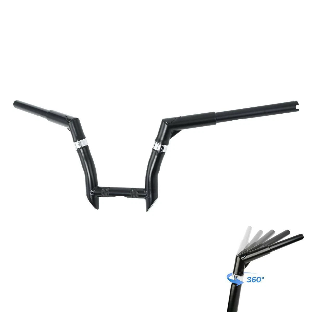 8" Rise Adjustable Handlebar for Harley Softail FLSTF FXST (2000–2017)