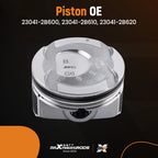 4Pcs Connecting Rod & Piston Kit for Hyundai Accent Kia Rio Soul 2012–2016