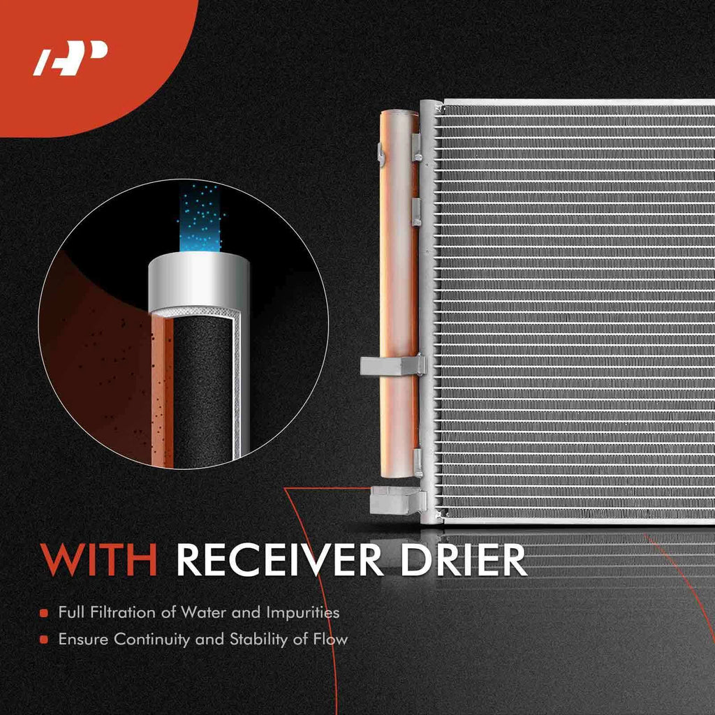 A/C Condenser & Cooling Fan Assembly Kit for Mercedes-Benz E320 (1995-2002)