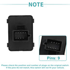 Car Mirror Switch for Chevrolet Traverse (2009–2017) No. 15808774 Black Metal