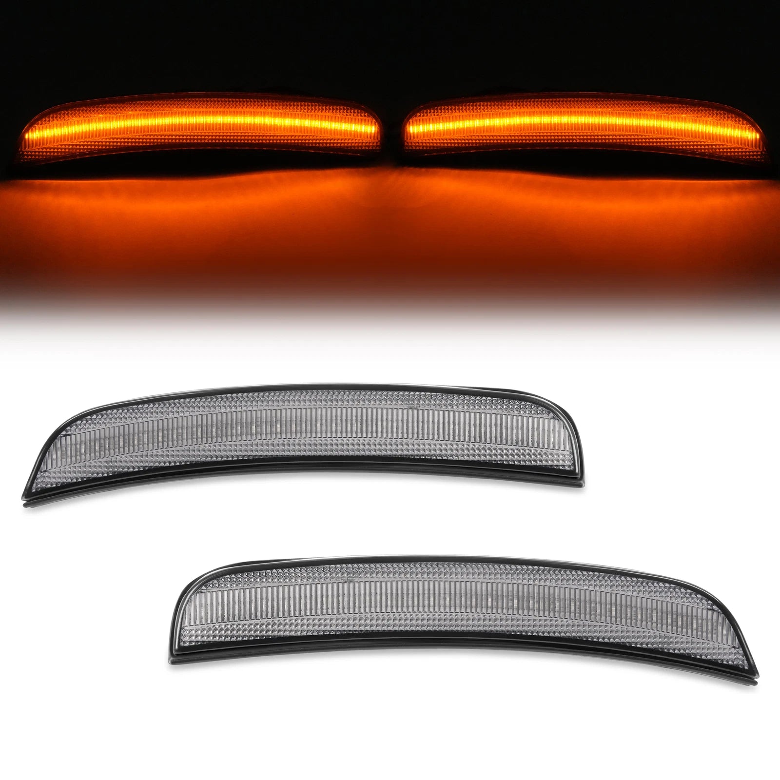 LED Side Marker Light for Chrysler 300 (2015–2023) Smoked Lens