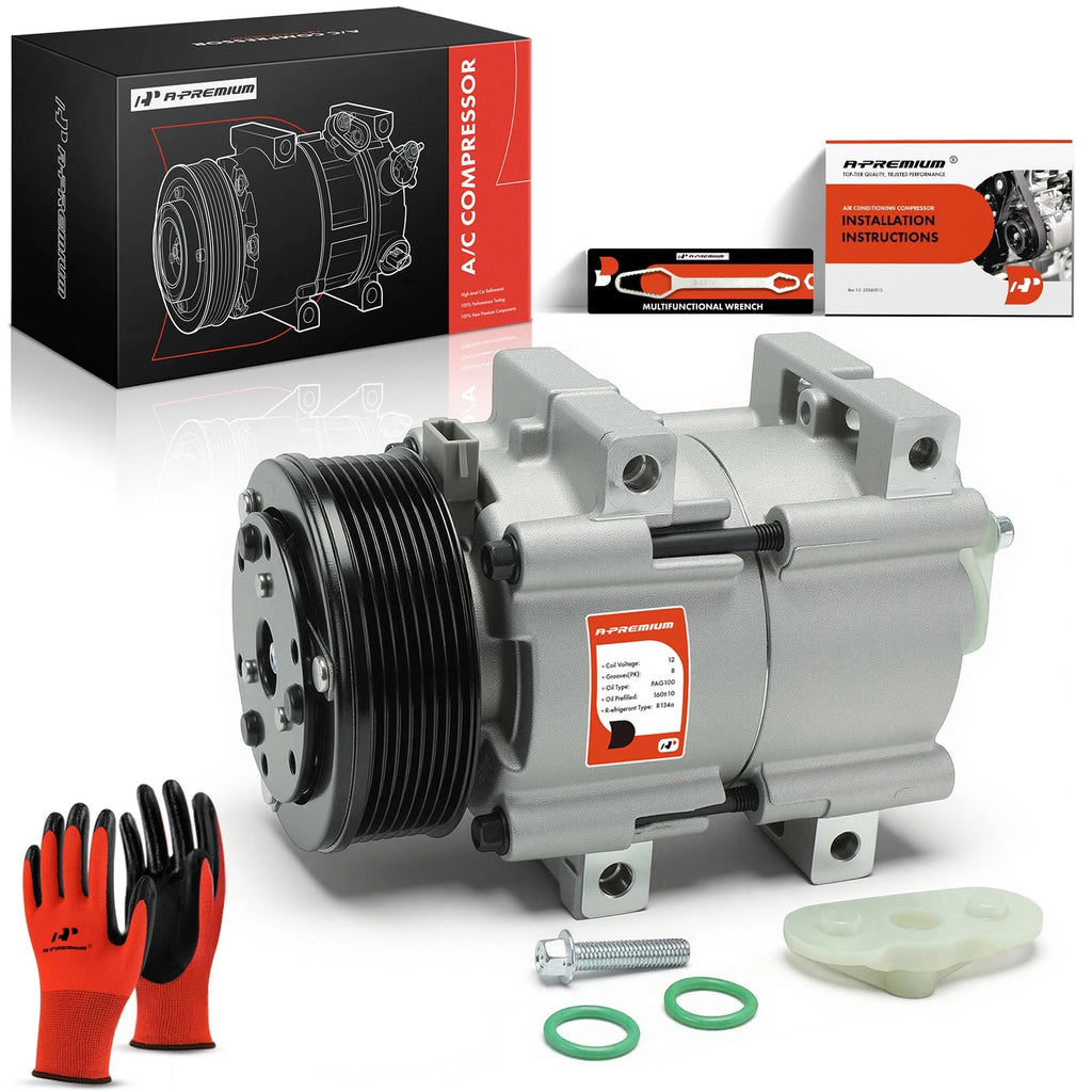 A/C Compressor with Clutch for Ford Excursion (2000–2003)