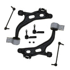 Set of 6 Front Lower Control Arms Tie Rods for Ford Flex Taurus (2010-2012)