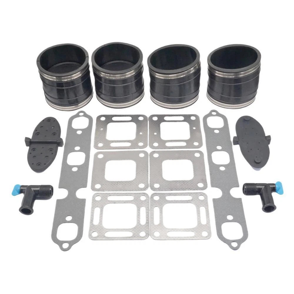 Exhaust Bellow Kit Gasket for Mercruiser 175 205 V6 (Various Years)