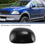1 Pc Left Side Mirror Cover Cap for Ford F-150 (1997–2003) Black