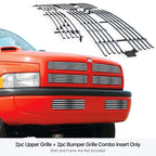 Chrome Upper Bumper Billet Grille Insert for Dodge Ram (1994-2001)