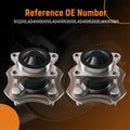 2X Rear Wheel Hub Assembly for Toyota Echo (2000–2005) Non-ABS 424100D010