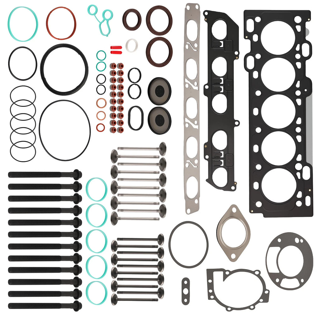 Cylinder Head Gasket Bolt Valve Kit for Volvo C30 C70 S40 S60 V50 (2004–2015)