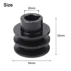 2pcs Iron V Belt Pulley for 168F 170F Engines