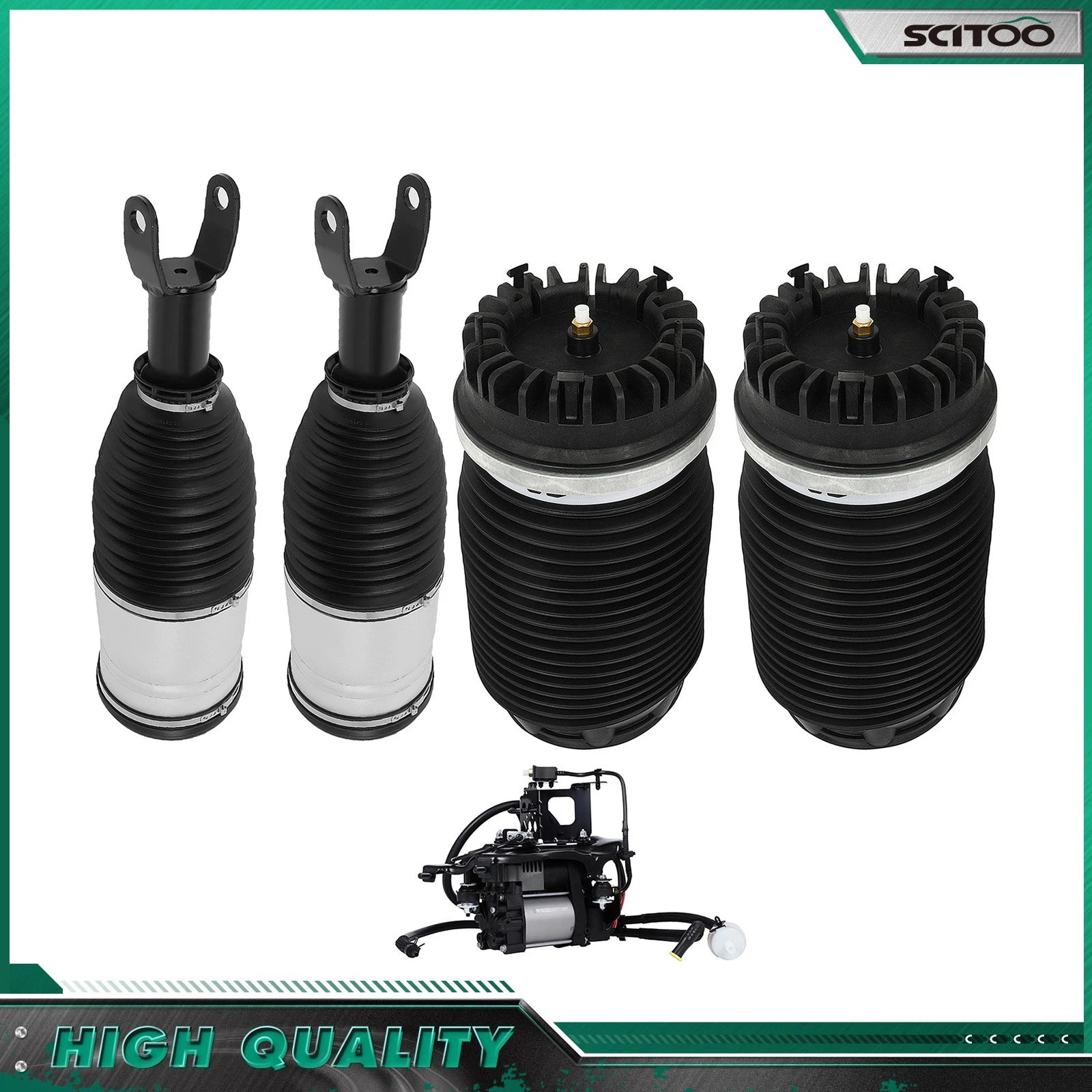 5X Air Suspension Spring Shock Compressor Assembly for Ram 1500 (2013–2019)