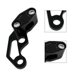 Brake Line Clamp Protector for Universal Fit Motor Bikes - Aluminum Black