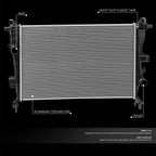 Aluminum Radiator for Fiat 500X Jeep Renegade 1.4L Turbo (2015–2018) DPI13535