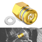 Anodized Horn Cover Mounting Nut for Harley Road King Police EFI (2001–2006)