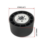 19mm Aluminum Alloy Steering Adapter for Marine Wheel Hubs (Fits Most)
