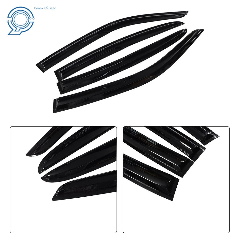 Set of 4 Window Visors for Dodge Charger (2011–2020) Acrylic Rain Guards