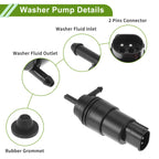 Windshield Washer Pump with Grommet for BMW 740i (No. 67128360244)