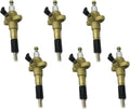 6PCS Rail Injector 65.10101-7099/7085 for Doosan DB58 Engine (DX220 DX225)