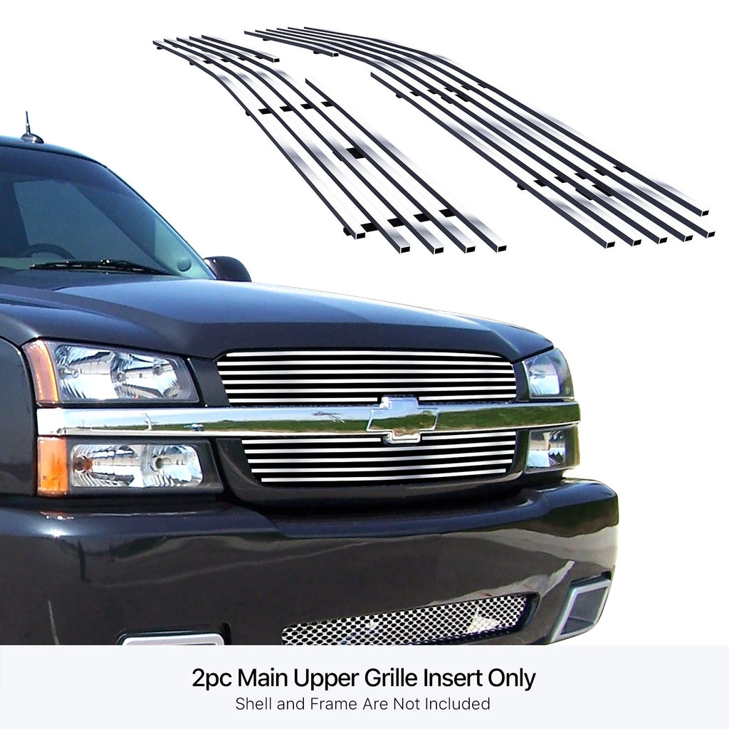 Chrome Billet Front Grille Insert for Chevy Silverado 1500/2500 (2003-2005)