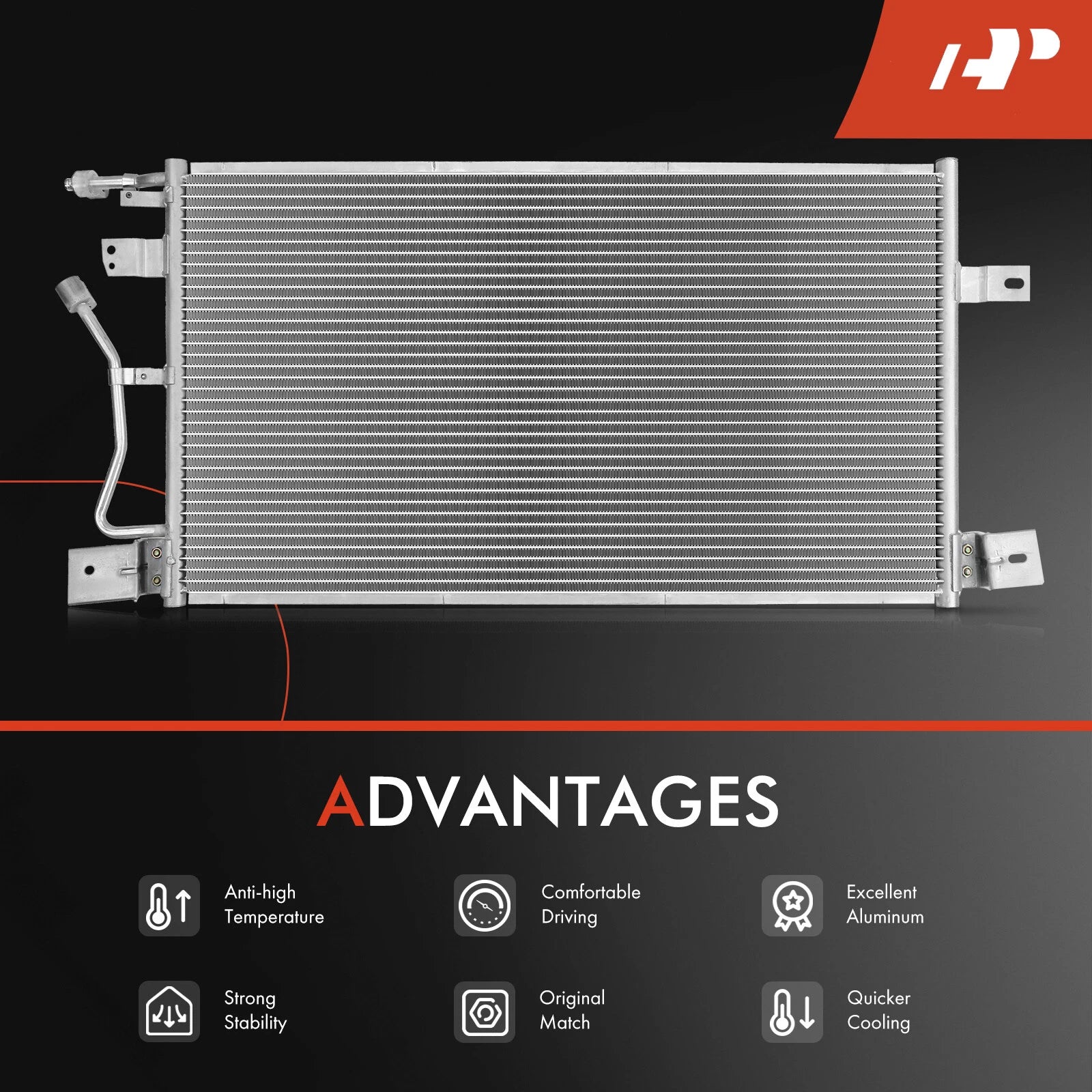 A/C Condenser for Ford Taurus Mercury Sable (1997-2007)