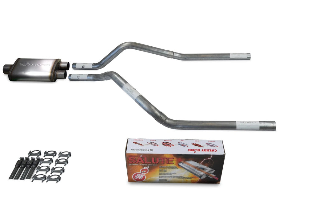 2.5" Dual Exhaust Kit for GMC Jimmy (1995–1999) - Cherry Bomb Salute