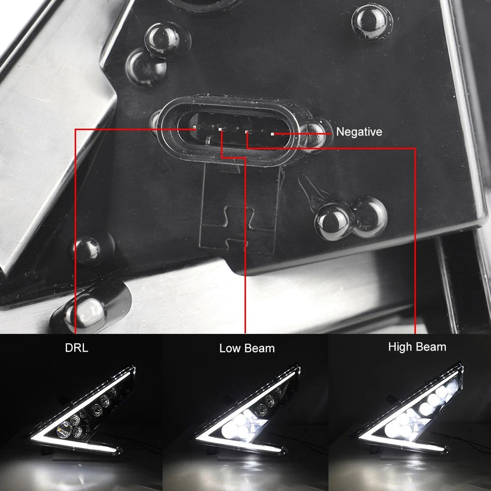 Set of 2 Front Signature Lights for Polaris RZR PRO XP (2020–2021) 2414538 2414539