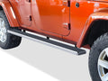 6" Silver Running Boards for Jeep Wrangler JK (2007–2018)