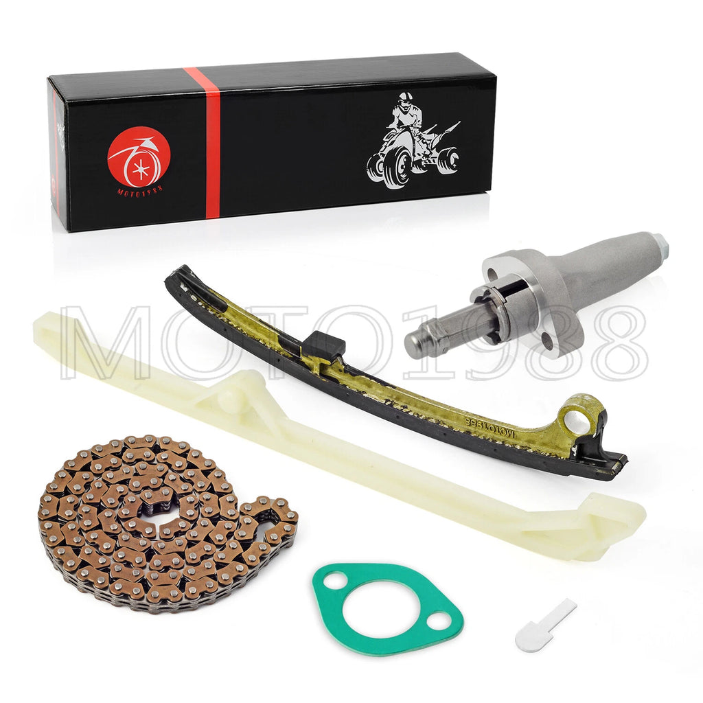 Tensioner Lifter & Cam Timing Chain + Guide for Honda Rincon 680 650 (2003–2022)