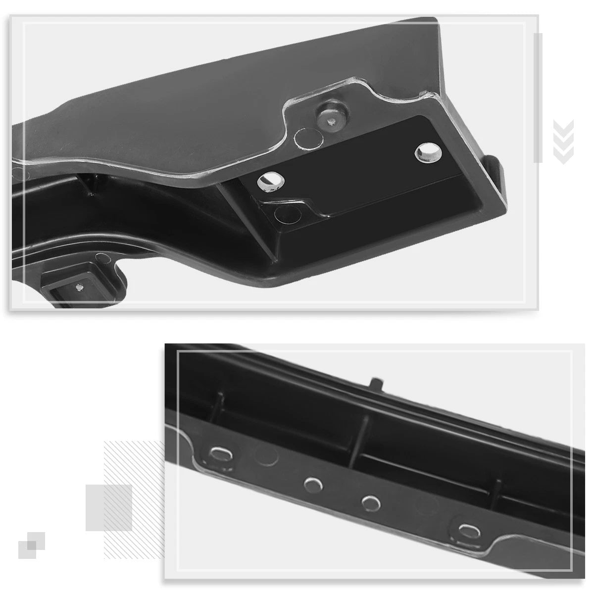 Front Bumper License Plate Mounting Bracket for Nissan Kicks (2018–2020)
