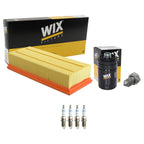 Wix Engine Air Oil Filters & Bosch Spark Plug Kit for CC GTI Q3 (2010–2020)