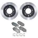 Set of 2 Wagner Rear Rotors & Akebono ProACT Ceramic Pads for Kia Sorento (2011–2020)