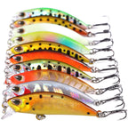 6cm 4.5g Sinking Lure for Freshwater Fishing - Multicolor Plastic