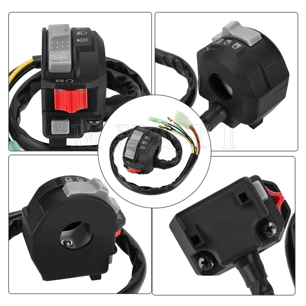 Left Handlebar Kill Switch for Yamaha YFB250 YFM250X Timberwolf 250 (1992–1998)