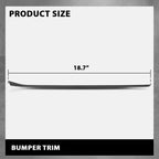 Front Bumper Trim for Audi A3 (2015–2016) Left Side