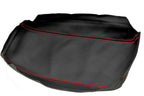 Leather Console Lid Armrest Cover for Chevrolet Cobalt (2005–2010) Red Stitch
