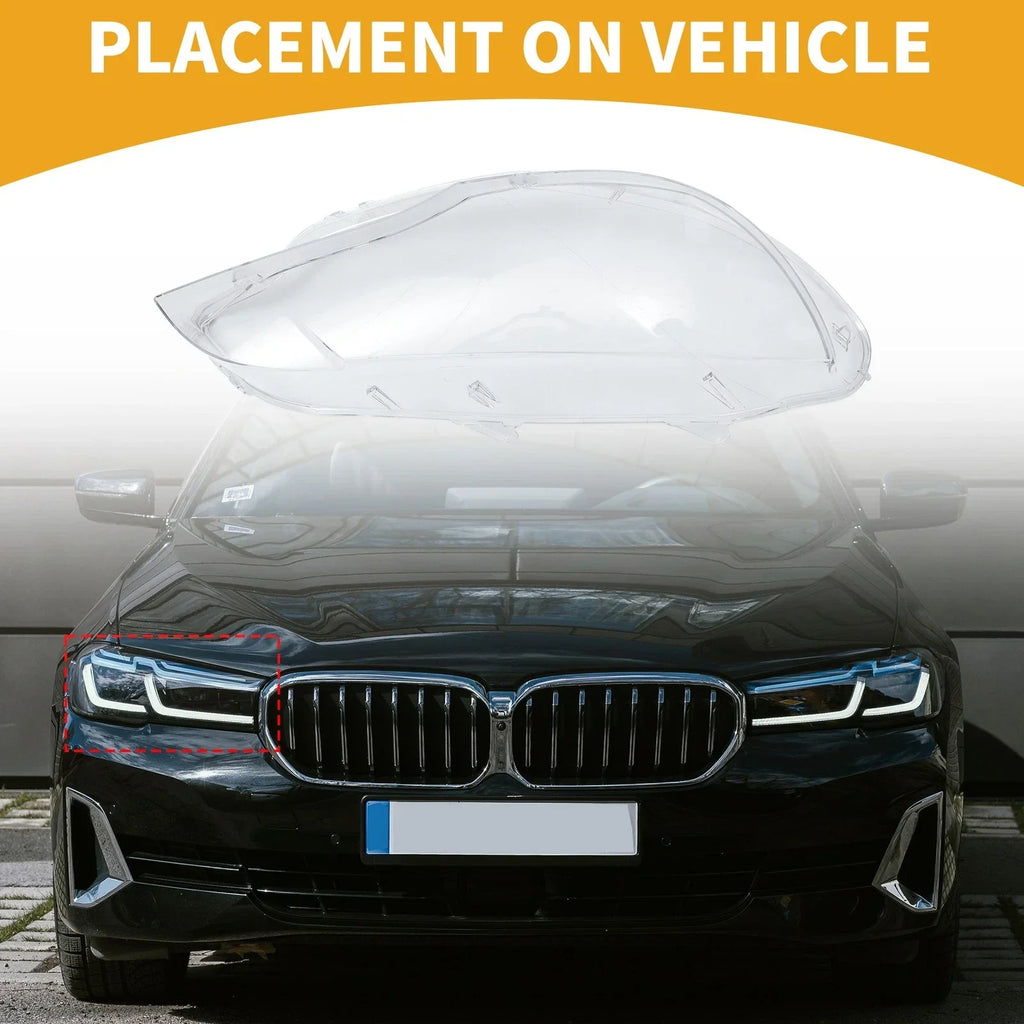 1 Pc Right Front Headlight Lens Cover for BMW X6 (2008-2014)