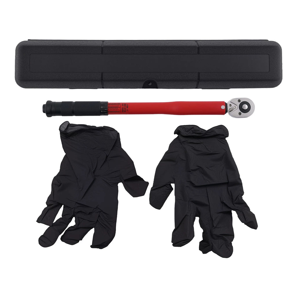 3/8-Inch Drive Click Torque Wrench 10-80 Ft-Lb/13.6-108.5 Nm with Case
